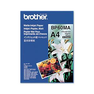 Brother BP-60MA papel para impresora de inyección de tinta A4 (210x297 mm) Mate 25 hojas Blanco