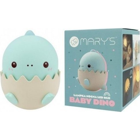 Lampka nocna LED baby dino niebieski