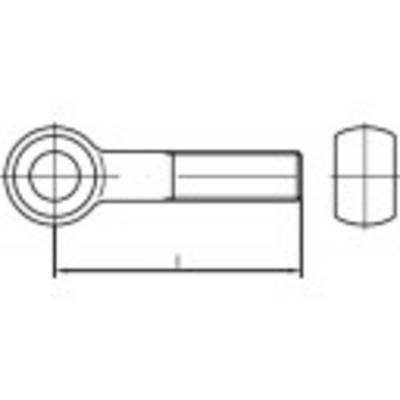 TOOLCRAFT TO-5357646 szemescsavar M8 90 mm DIN 444 rozsdamentes acél A2 10 db (TO-5357646)