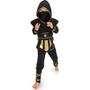 Strój Ninja czarny rozm. 96-116cm EDUKAMP