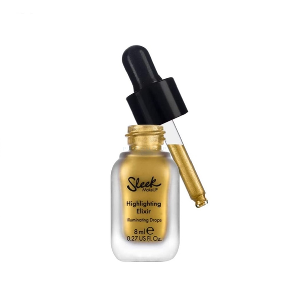 Sleek MakeUP, Elixir, Liquid Highlighting Drops, For Shoulders & Decollete, Gold, 8 ml