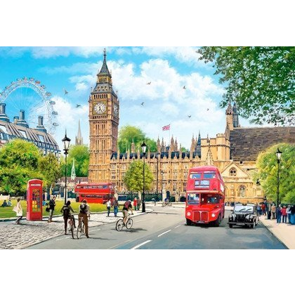 Castorland 1000 db-os Puzzle - Busy Morning in London (C-104963)
