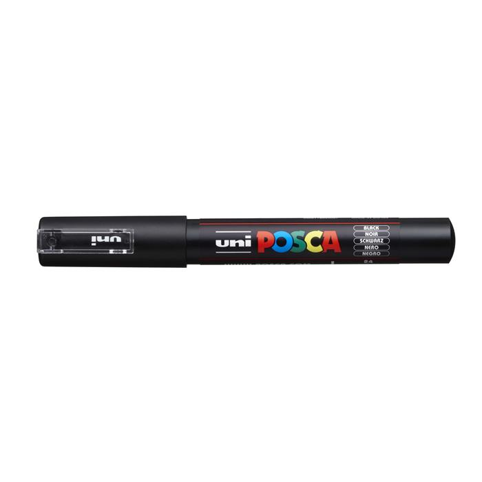 Dekoratívny značkovač Posca UNPC1MR/DCA čierny (2UPC1MRF)