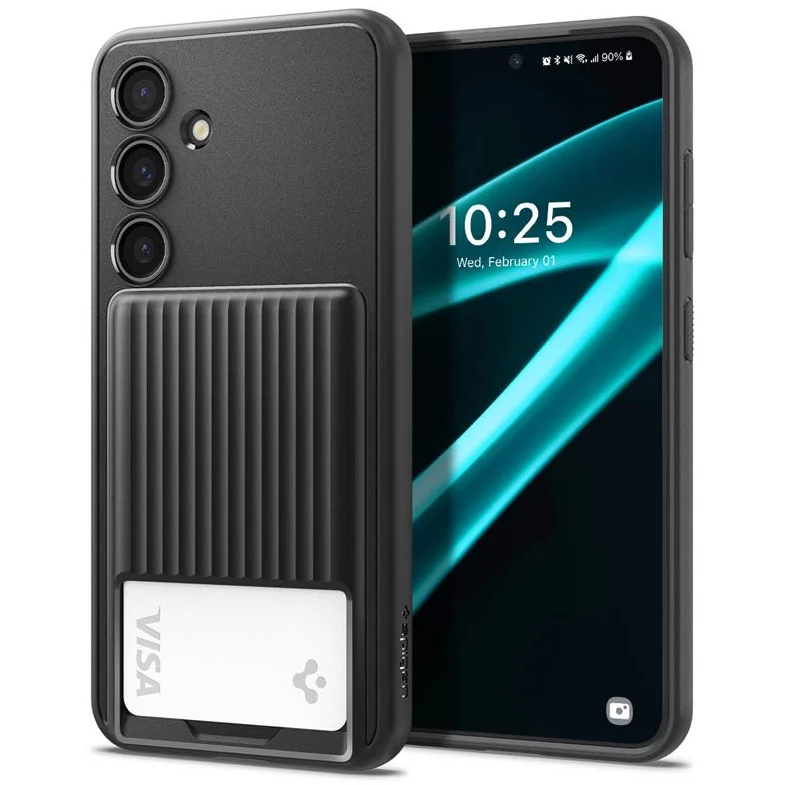 Spigen Liquid Slot Samsung Galaxy S24+ tok fekete (ACS07336) (ACS07336)