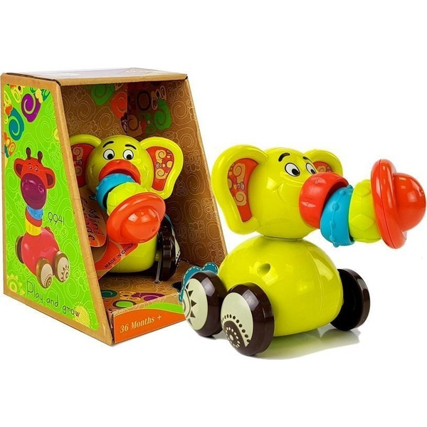 Játékautó Elefánt Csecsemőknek Rugalmas Ormánnyal 7075