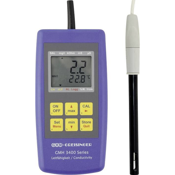 Greisinger GMH 3451 vezetőképesség-mérő műszer (603924)