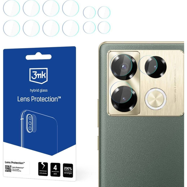 Hybridní Sklo 3MK pro Infinix NOTE 40 Pro 4 ks