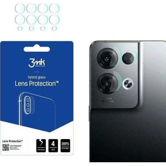 3mk Kameralencse védőfólia Oppo Reno 8 Pro