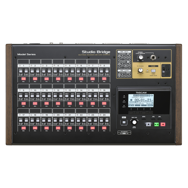 Tascam Studio Bridge USB Streaming 24 csatornás Sztereo Audio Interfész - Fekete / Barna