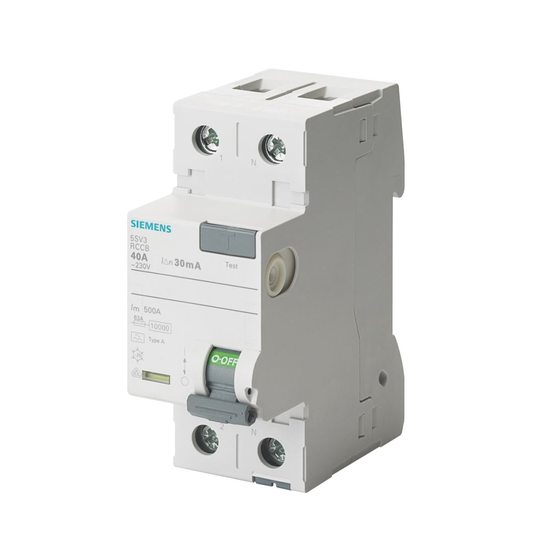 Siemens 5SV3311-6 ÁVK A 16/2 30MA 2 MODUL védőkapcsoló (5SV3311-6)