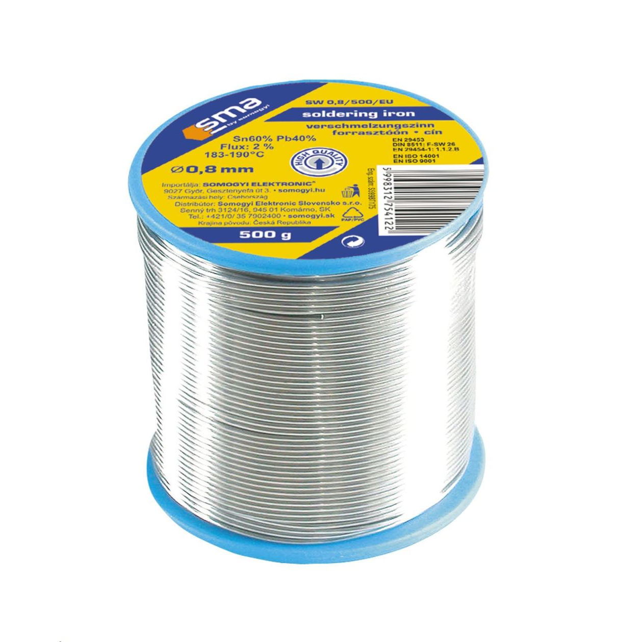 Somogyi Forrasztóón 0,8/500g (SW 0,8/500) (SW 0,8/500)