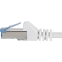 RJ45 Patch kábel, hálózati LAN kábel, hajlékony, tűzálló CAT 6A S/FTP 15 m szürke, Renkforce