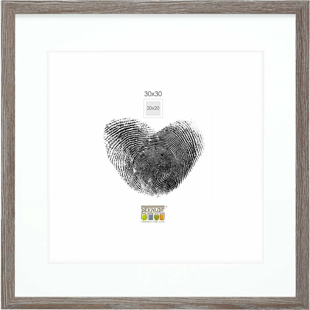 Deknudt S66KH3 P1 33x33 Képkeret - Szürke (S66KH3P1_30,0X30,0)
