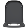 Gyorskioldó WC ülőke puha zárással Duroplast Antracit