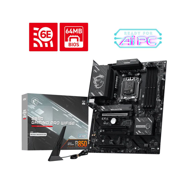 MSI B850 GAMING PRO WIFI6E fekete 911-7E89-001