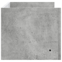 Estante De Pared Madera Ingeniería Gris Hormigón 100x35x30,5 Cm Vidaxl