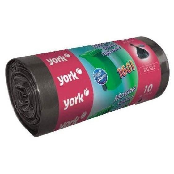 YORK Szemeteszsák 160 l, 10 db (5903355007258)