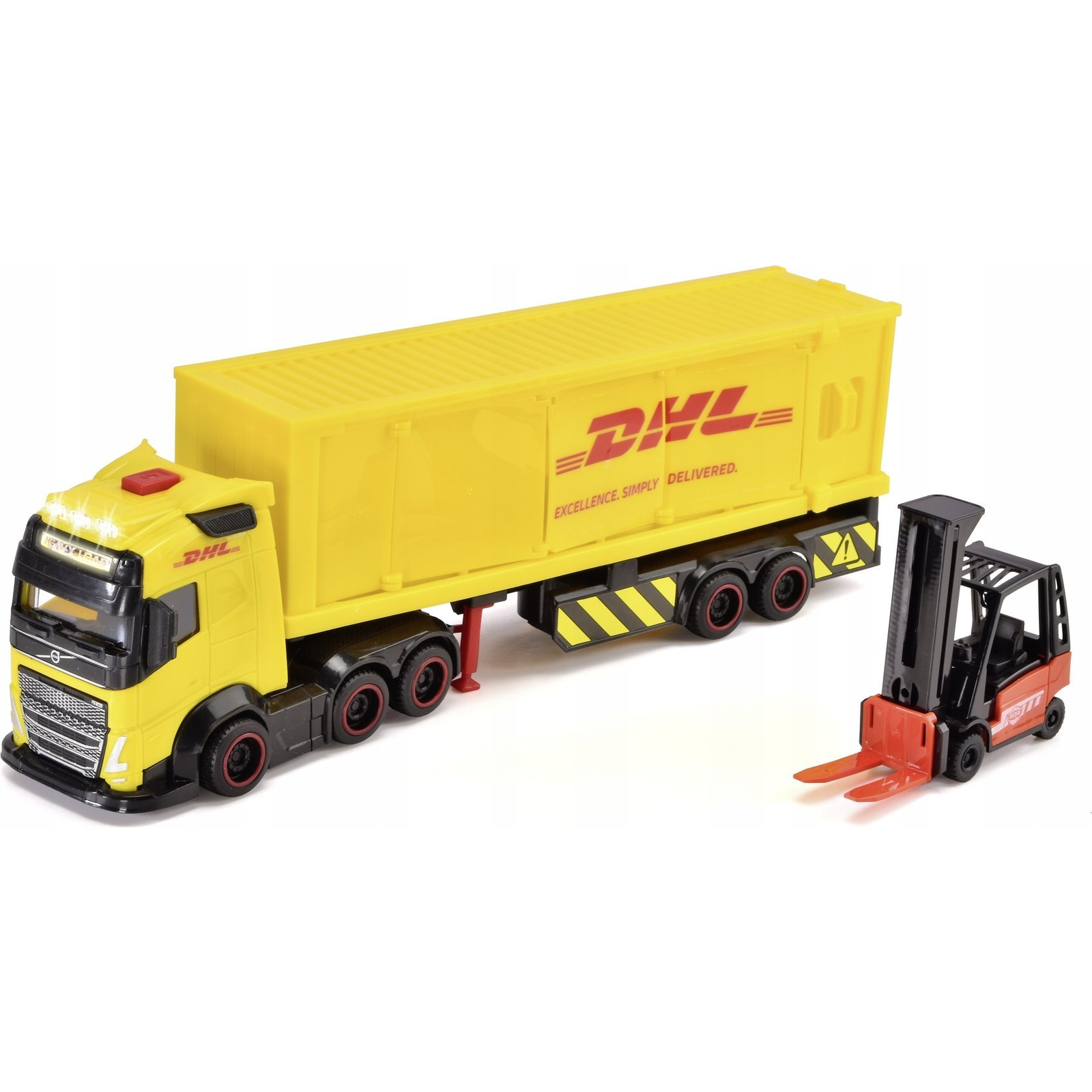 Dickie Toys Tehergépjármű modell Volvo DHL teherautók Kész modell Tehergépjármű modell (203747018)
