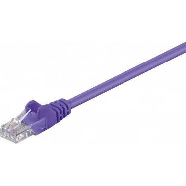  RB-LAN CAT 5e Kabel łączący, U/UTP, Fioletowy - Długość kabla 0.25 m