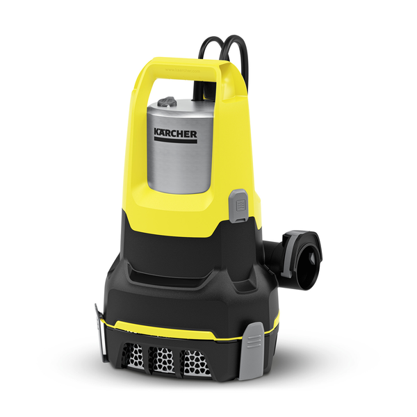 Потопяема помпа с поплавък за чиста вода Karcher SP 17000 Flat Level Sensor, 550 W, Mаксимален дебит 17000 л/ч, Височина на заустване 9 м, Дълбочина на потапяне 7 м, Включва предфилтър