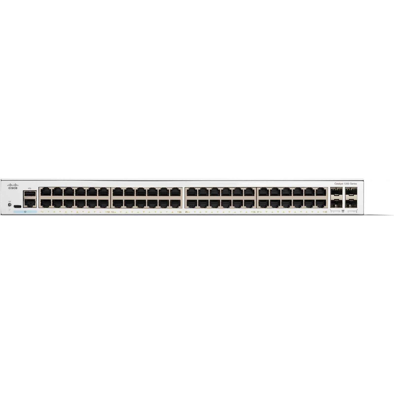 Cisco C1200-48T-4G hálózati kapcsoló Vezérelt L2/L3 Gigabit Ethernet (10/100/1000) Fehér (C1200-48T-4G)