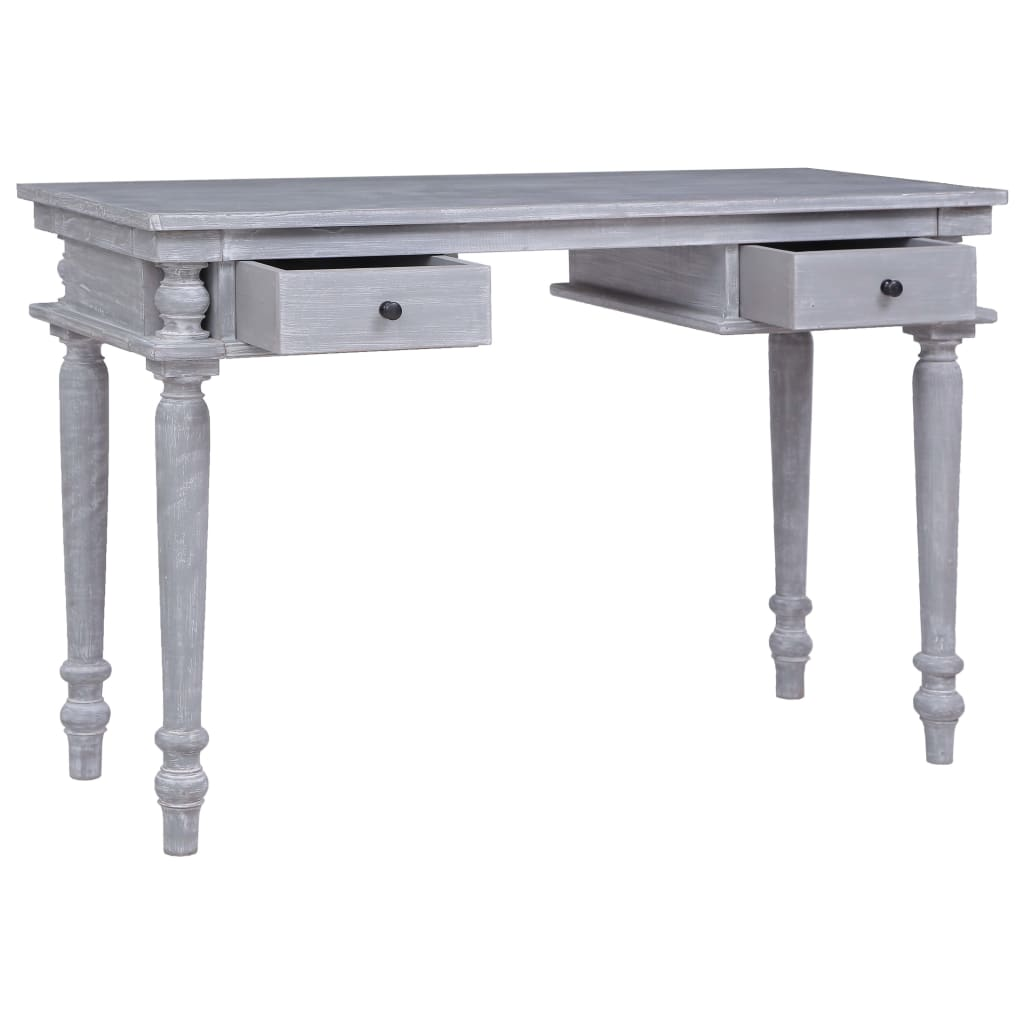 tömör mahagóni íróasztal 115 x 50 x 78 cm (337084)