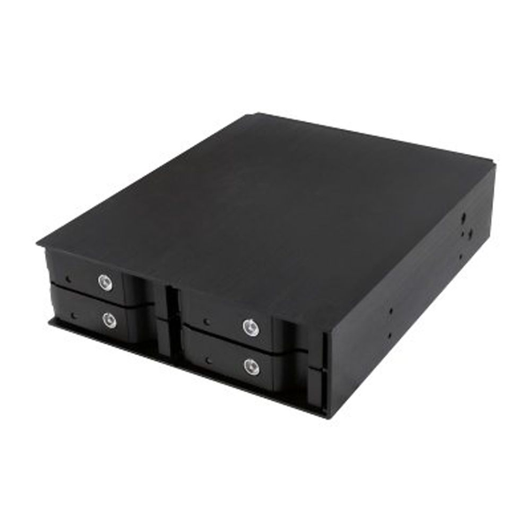ICY BOX IB-2240SSK 13,3 cm (5.25") Opbevaring drev bakke Sort