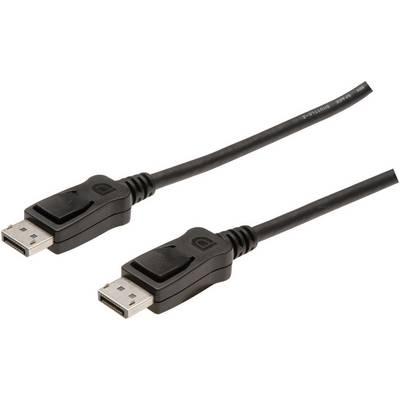 Cablu Assmann, 2 x Displayport tata, 5m, Negru