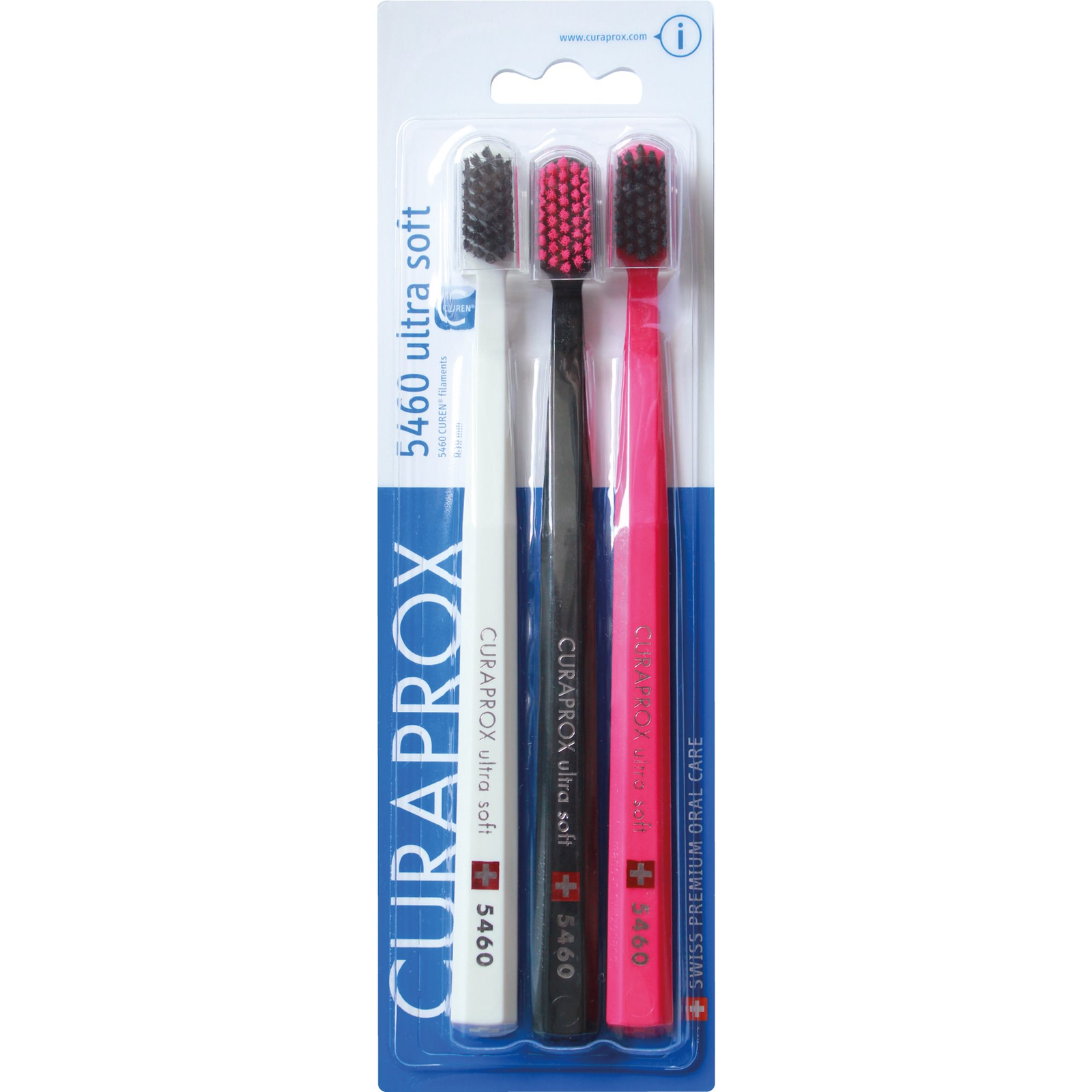 CURAPROX CS 5460 Ultra Soft Színek keveréke 3 db (7612412422412)