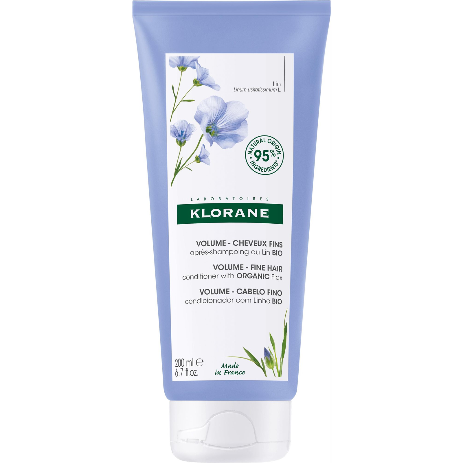KLORANE Balzsam BIO Lennel - Volume 200 ml (3282770147469)