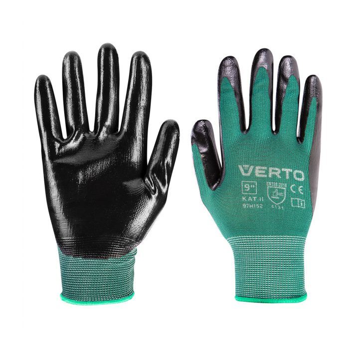 Verto 97H152 Kertész kesztyű Nitril bevonat 9