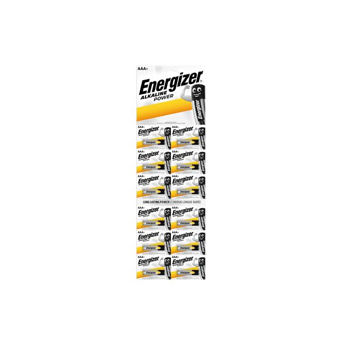 Energizer Alkaline Power Kartella AAA mikroelem (12db/csomag) (7638900432374)