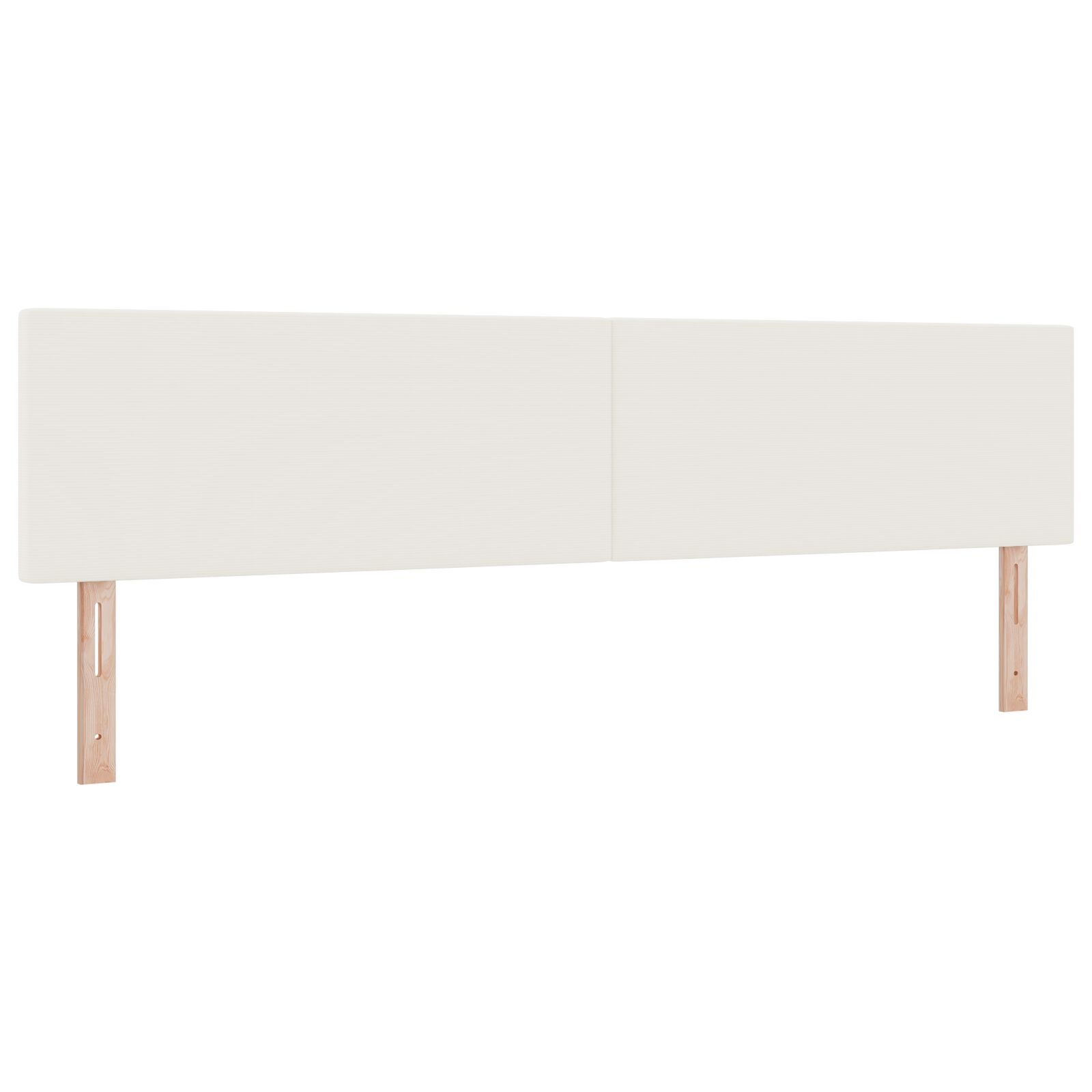 LED Fejtámla Egyszerű Design Krém 100 cm Corduroy Szövet (3338039)