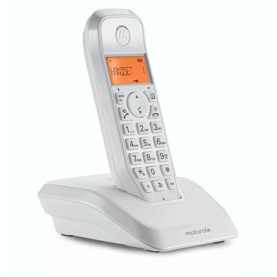 Motorola S1201 Wireless Asztali telefon - Fehér (C69000K50O1AES38)