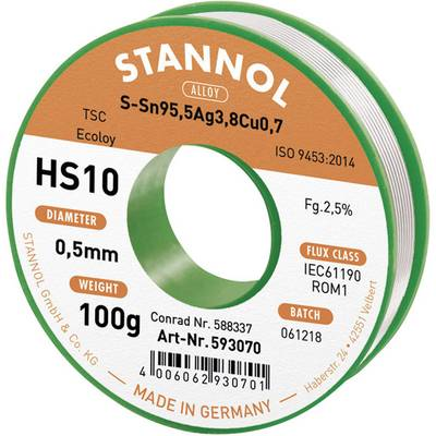 Ólommentes forrasztóhuzal 0,5mm/100g (631900)