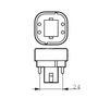 Philips CorePro LED PLC 4.5W 840 4P G24q-1 energy-saving lamp Студена бяла светлина 4000 K 4,5 W