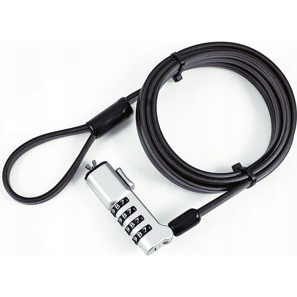 eSTUFF GLB220302 kabellås Sort 1,8 m
