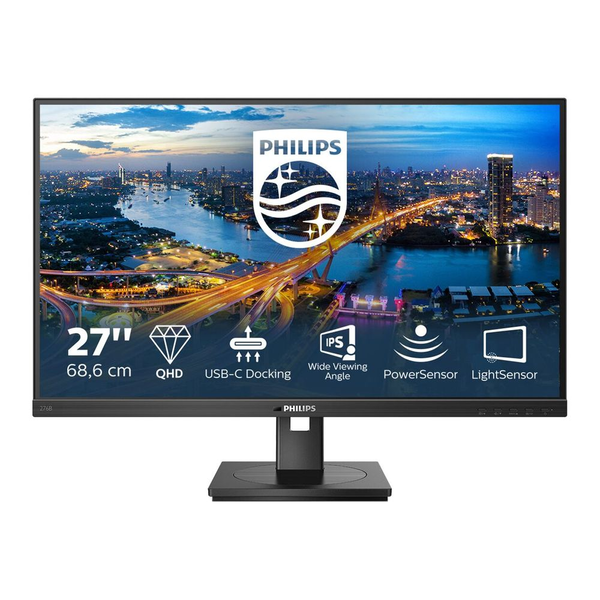 Philips 276B1/00 компютърен монитор 68,6 см (27") 2560 x 1440 пиксела Full HD LED Черен