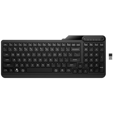 HP 475 kettős üzemmódú vezeték nélküli billentyűzet fekete (7N7B9AA#AKC) (7N7B9AA#AKC)