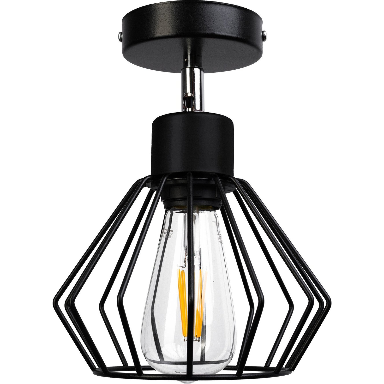 PINO Fali Lámpa, Teljesítmény Max. 1x60W, E27, Fekete (AD-LD-6366BE27M)