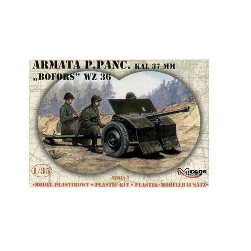 Mirage Hobby Armata Bofors WZ.36 páncéltörő műanyag modell (1:35) (MMH-352012)