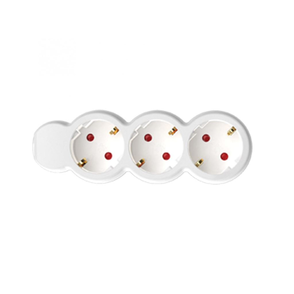 Somogyi hálózati elosztó 3 aljzat 3m fehér (NV 3-3/WH/1,5)