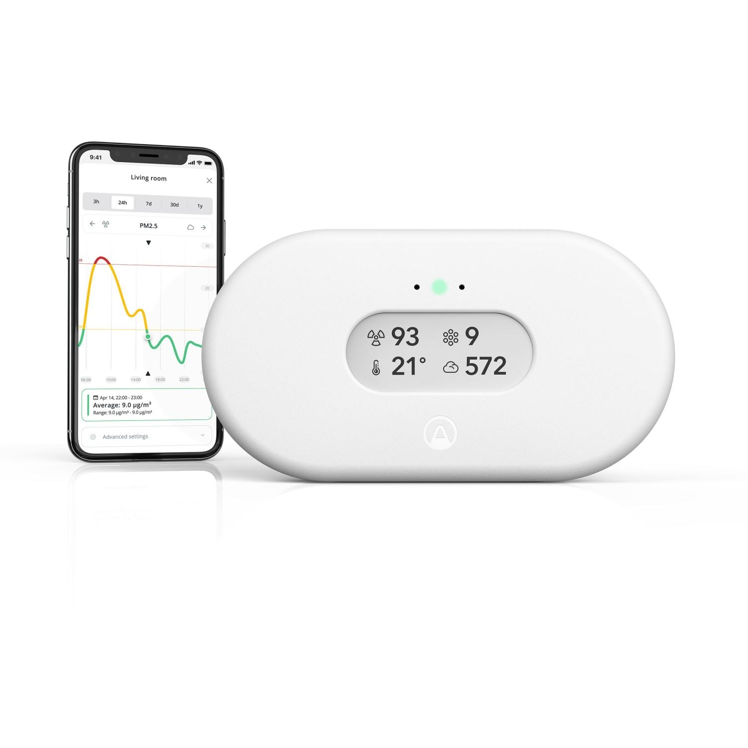 Airthings View Plus - komplett levegőminőség monitorozás (2960)