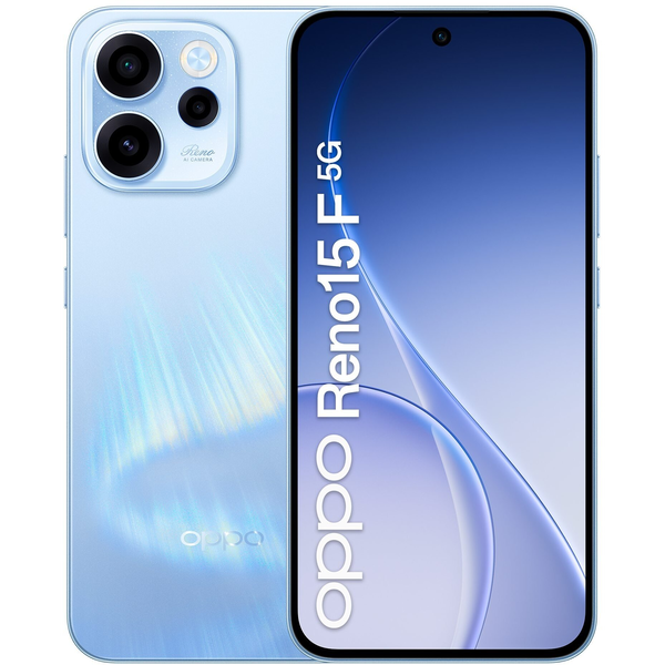 OPPO 15 F 5G 16,7 cm (6.57") Dual SIM Android 16.0 USB Type-C 8 GB 256 GB 6500 mAh Blauw
