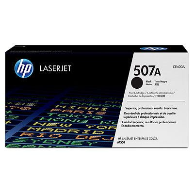 HP 507A Black Original LaserJet Cartridge toner 1 kusov Originál (CE400A)