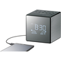 Радио часовник Sony XDR-C1DBP, DAB/DAB+/FM, Двойна аларма, USB зареждане, Сив