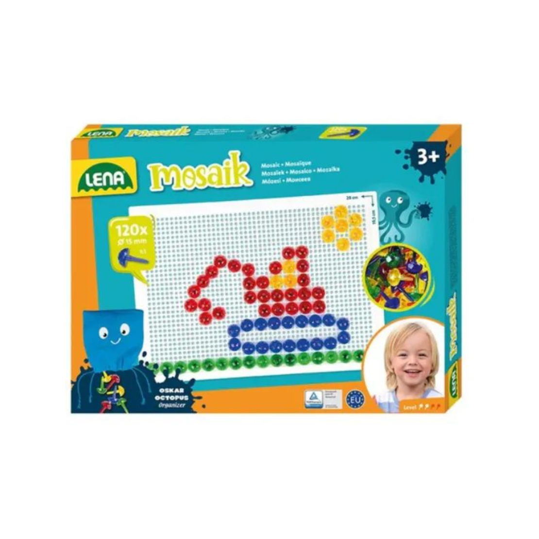 Lena 15mm Pötyi képkirakó játék - 120 darabos (35627)