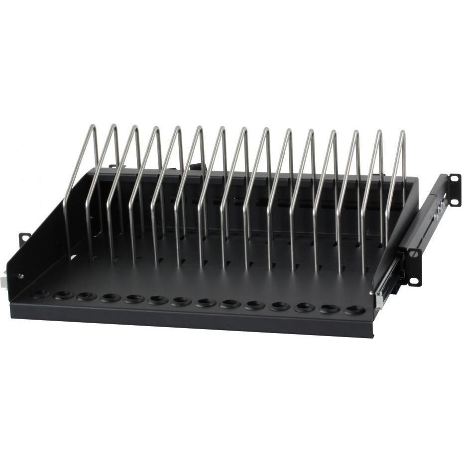 Techly I-CABINET-TRAY14BK rack tartozék Rack polc (I-CABINET-TRAY14BK)
