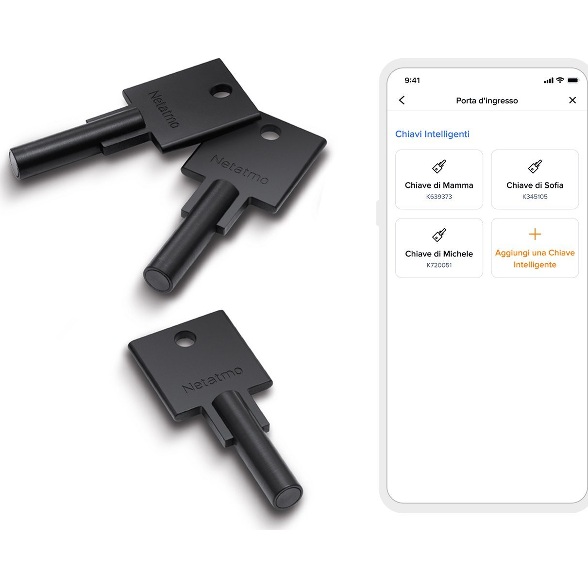Netatmo NDL-K3U tartozék intelligens zárhoz Intelligens zárókulcs (NDL-K3U)
