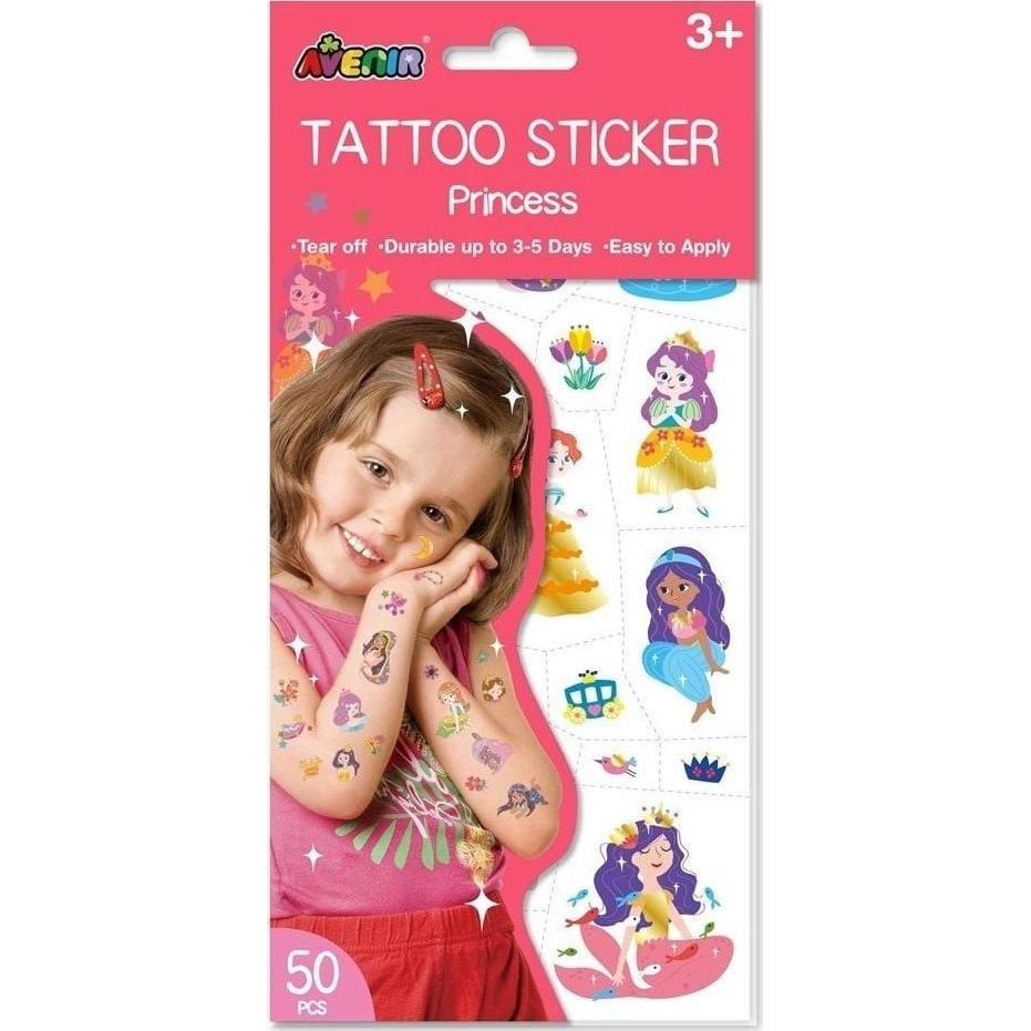 Avenir Kids Lemosható Tetoválás - Hercegnők (6920773381509)